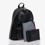 Jem+Bea Jamie Black Leather Backpack